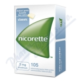 Nicorette Classic Gum 2 mg liv vkac guma 105