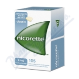 Nicorette Classic Gum 4 mg liv vkac guma 105